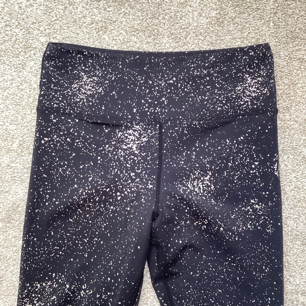 ZYIA REFLECTIVE LNT PATTERN 7/8 Leggings Tights Pants Black - Picture 5 of 9